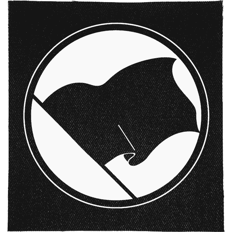 Anarchist Black Flag Patch image 0