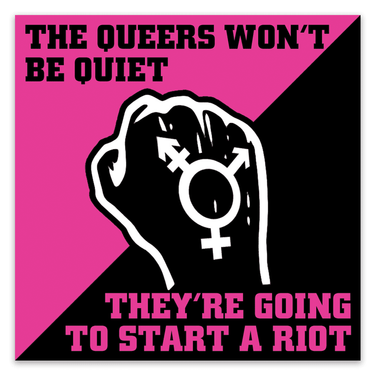 Queers Won't be Quiet Stickers image 0