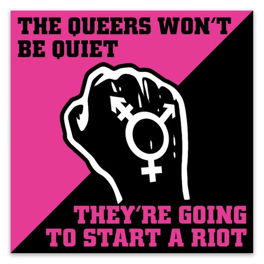 Queers Won't be Quiet Stickers image 0