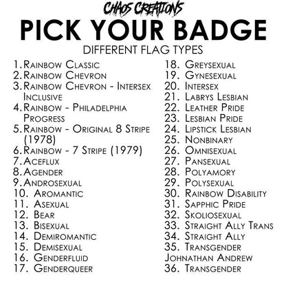 Queer Pride Flags Pin Badges image 7