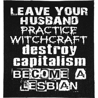 Leave Your Husband Patch image 0