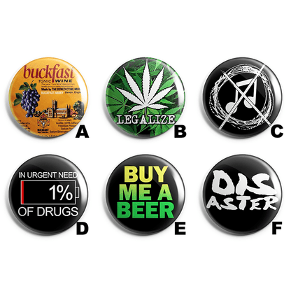 Crust Punk Pin Badge Pack image 1
