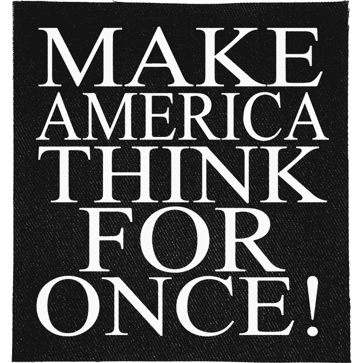 Make America Think Patch image 0