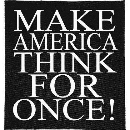 Make America Think Patch image 0