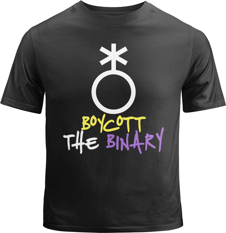 Boycott the Binary Shirt image 0