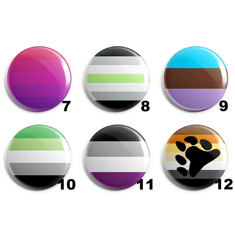 Queer Pride Flags Pin Badges image 2