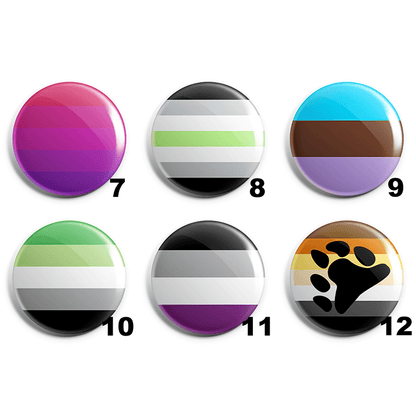 Queer Pride Flags Pin Badges image 2