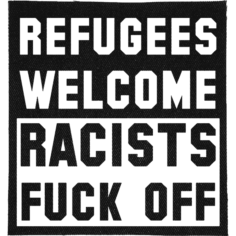 Racists Fuck Off Patch image 0