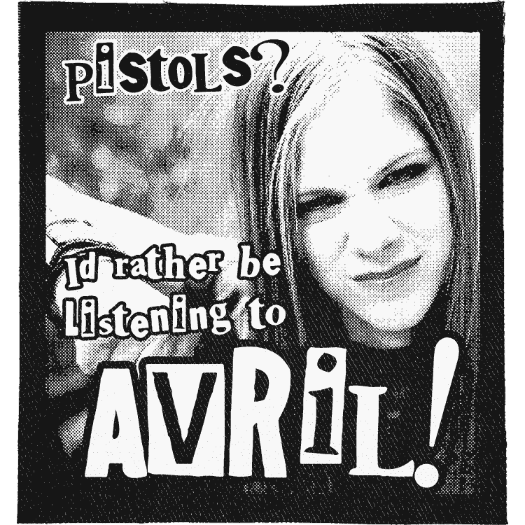 Rather be listening to Avril Patch image 0