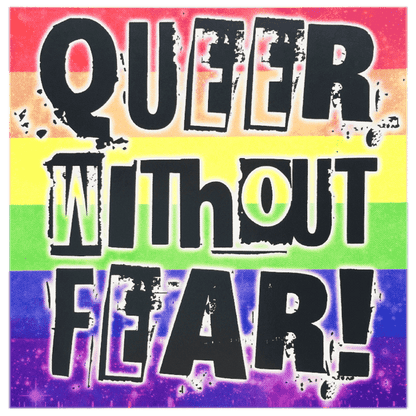 Queer Without Fear Stickers image 0