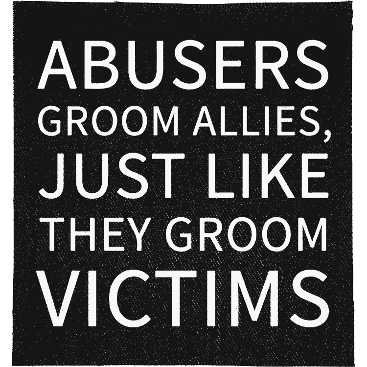 Abusers Groom Allies Patch image 0