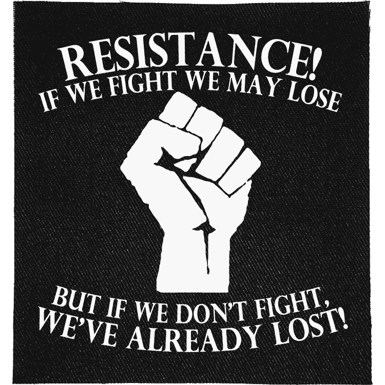 Resistance Fist Patch – Chaos Creations